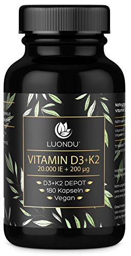Luondu Hochdosiertes Vitamin D3 K2