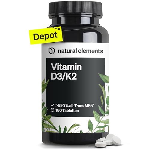 Natural Elements Hochdosiertes Vitamin D3 K2