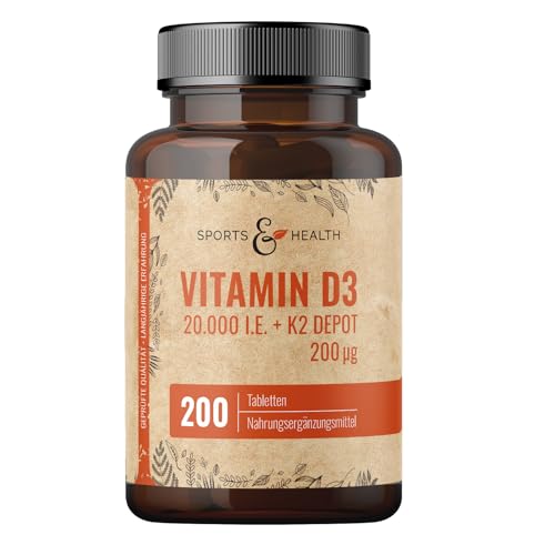 Cdf Sports & Health Solutions Hochdosiertes Vitamin D3 K2