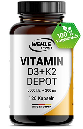 Wehle Sports Hochdosiertes Vitamin D3 K2